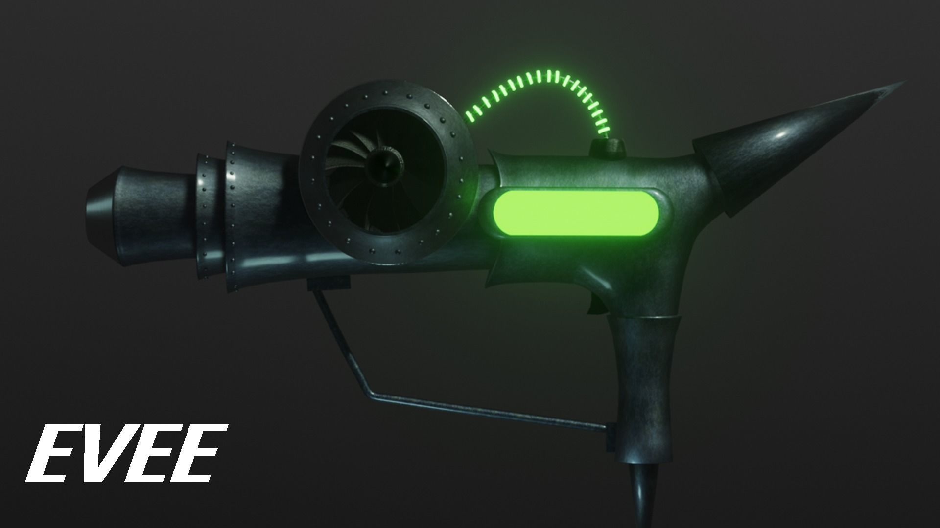 Despicable Me Gru Gun Free low-poly 3D model_2