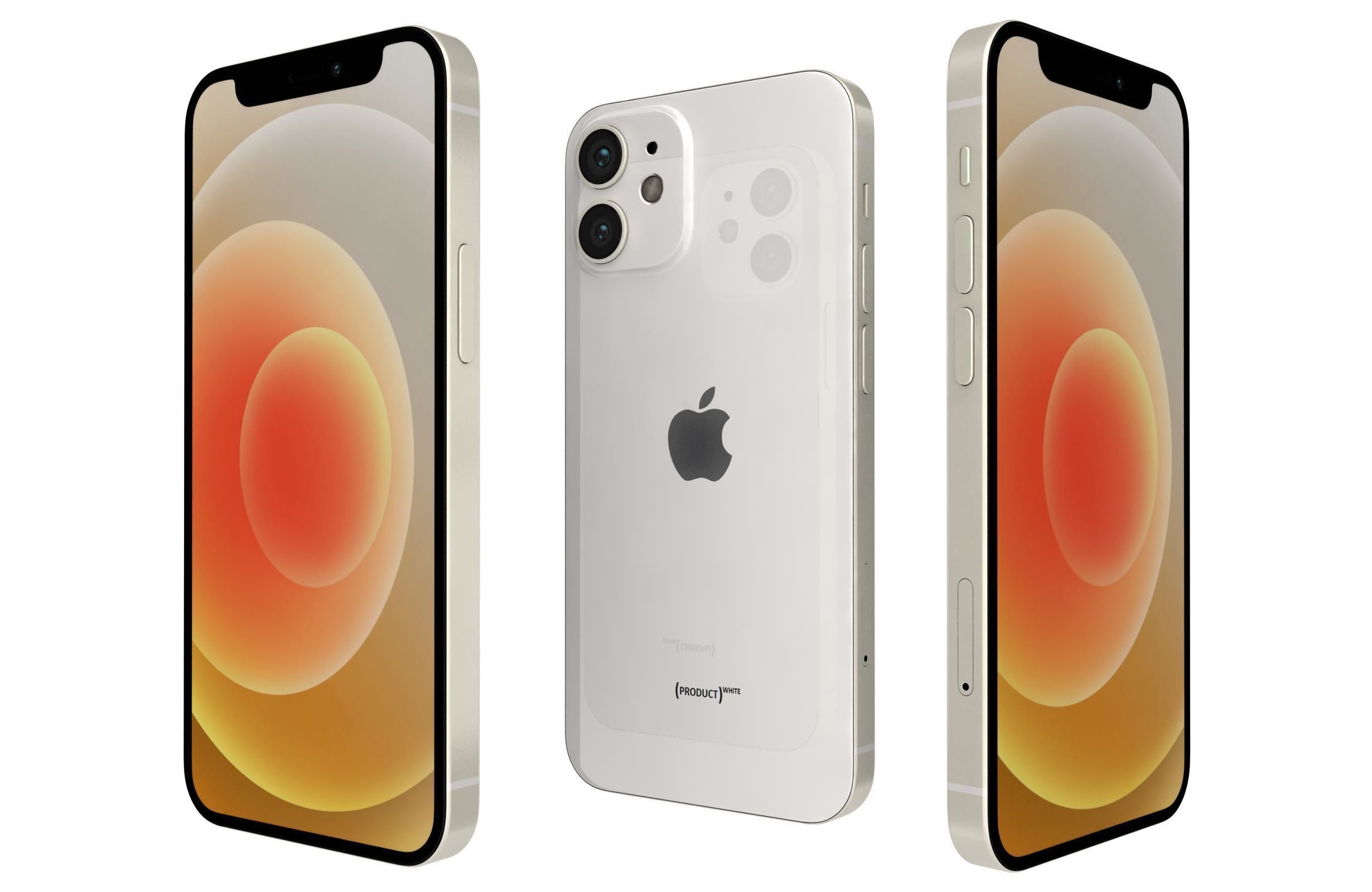 Apple iPhone 12 Mini And Pro Max 3D model_13