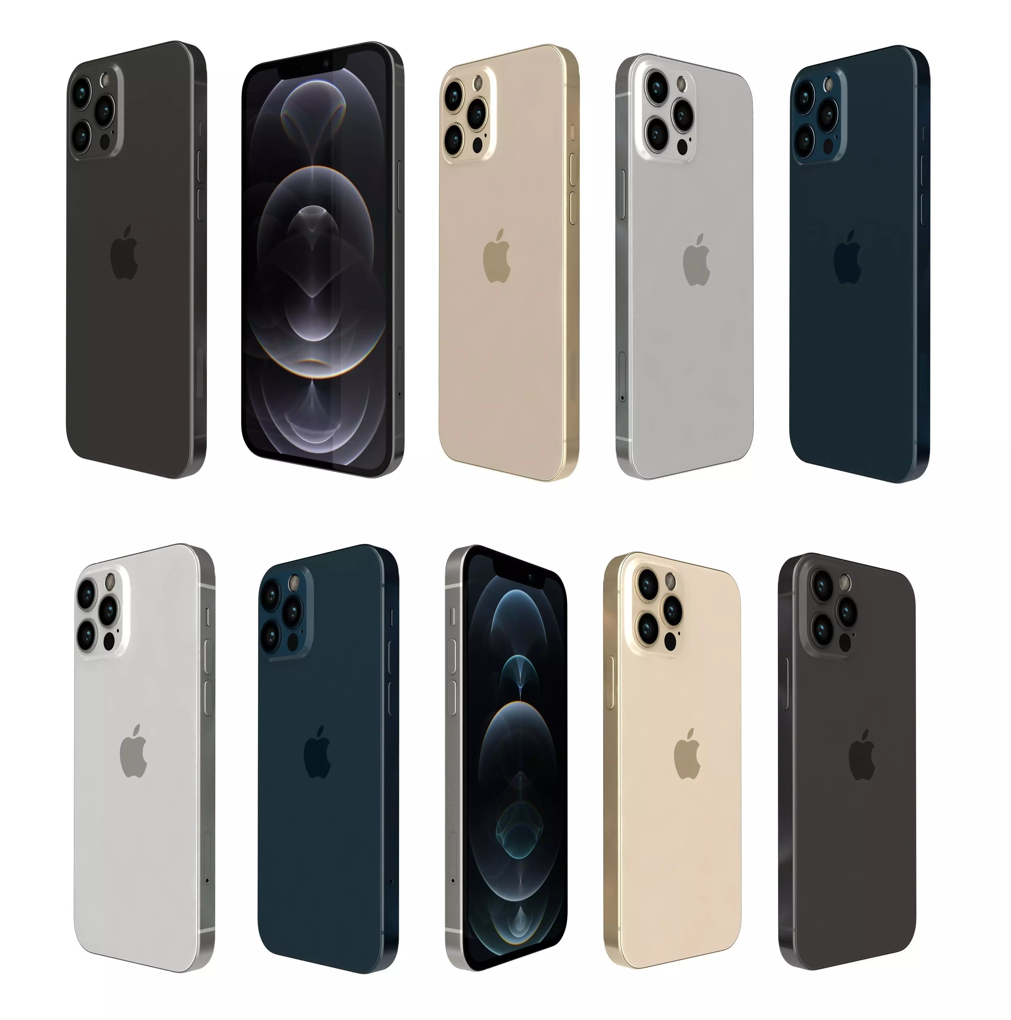 Apple iPhone 12 Pro And Pro Max 3D model_0