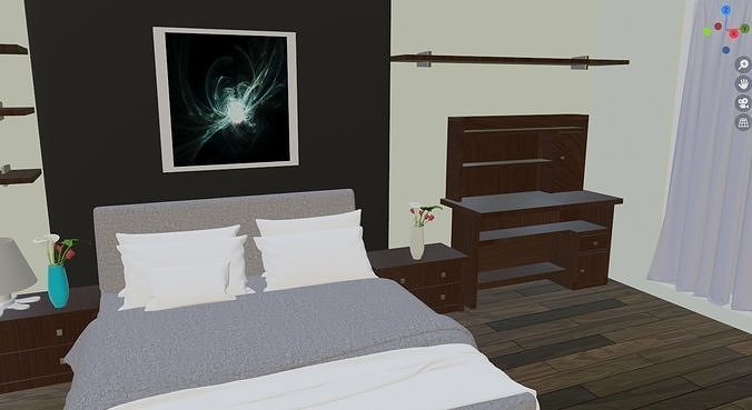 residential unit floor 3D model