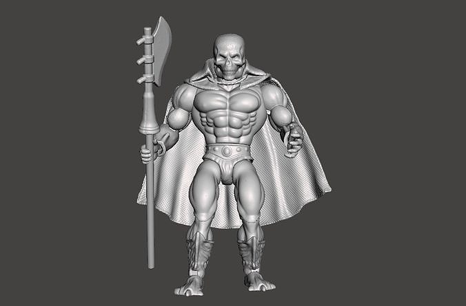 SCARE GLOW MOTU ORIGINS ACTION FIGURE COMPLETE 3D print model