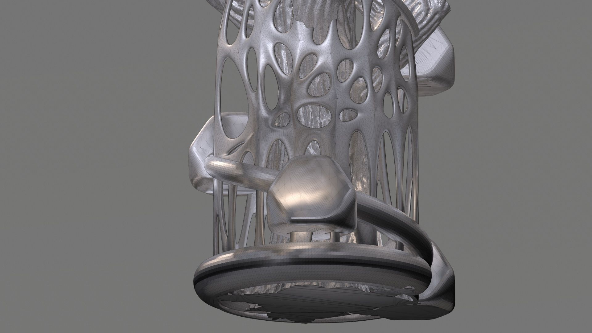 Tree Flower Vase 3D print model_19