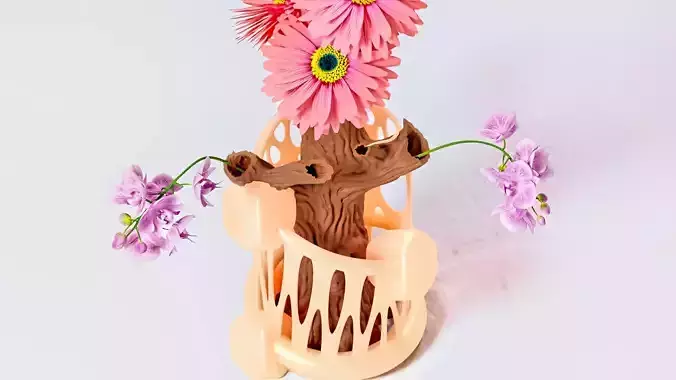 Tree Flower Vase 3D print model