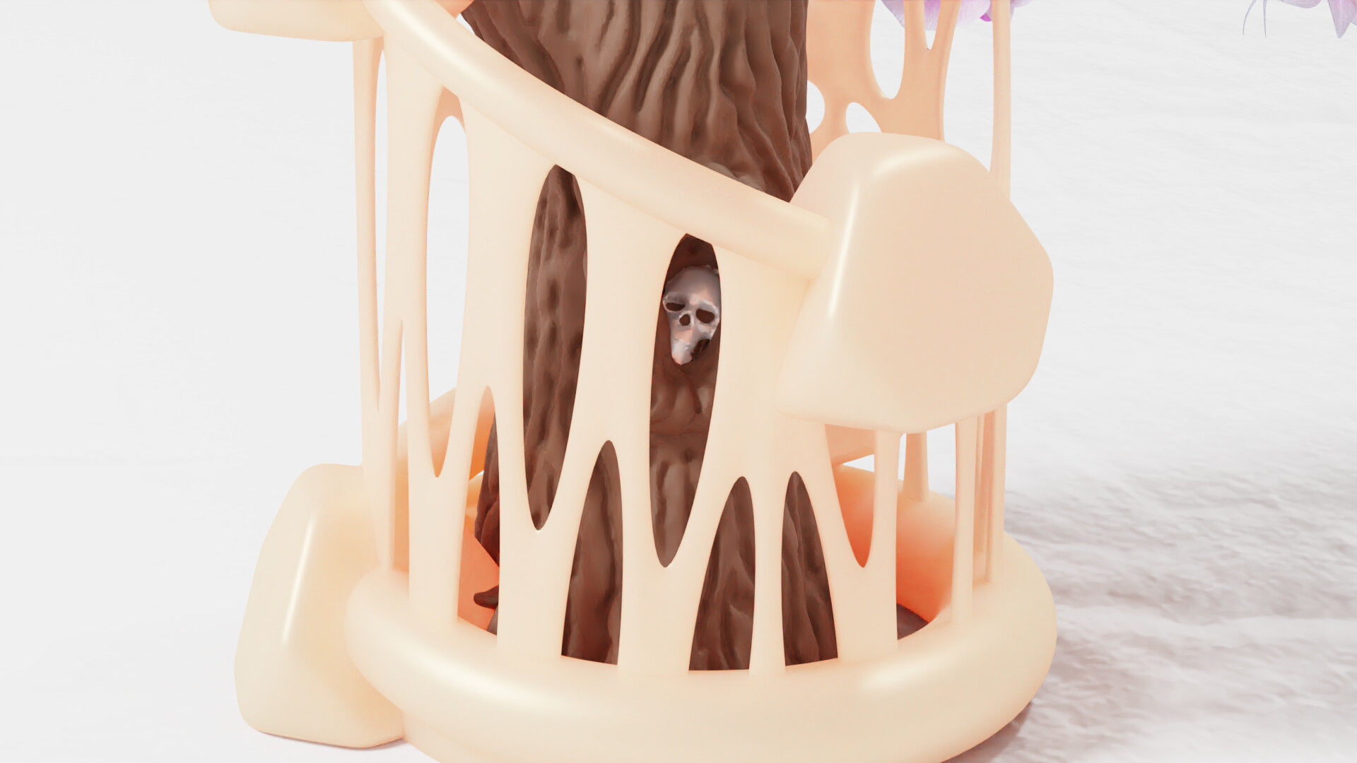 Tree Flower Vase 3D print model_2