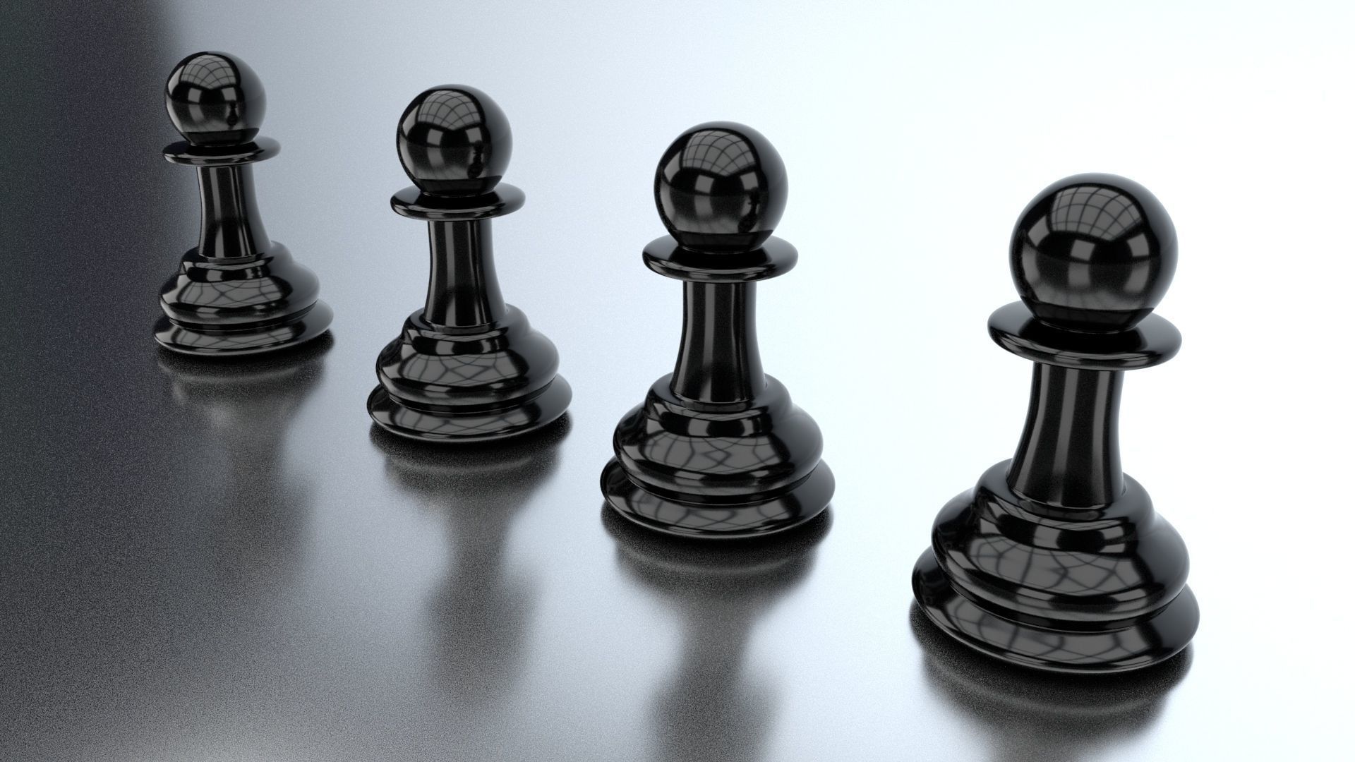 Pawn Chess Piece Free 3D model_4