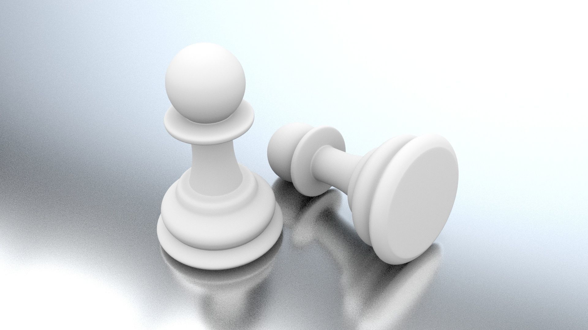 Pawn Chess Piece Free 3D model_3