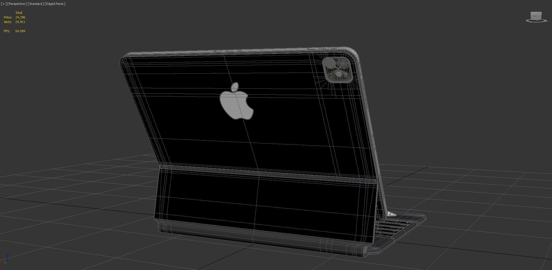 Apple ipad Pro 2020 and Magic Keyboard With apple-pencil 3D model_4