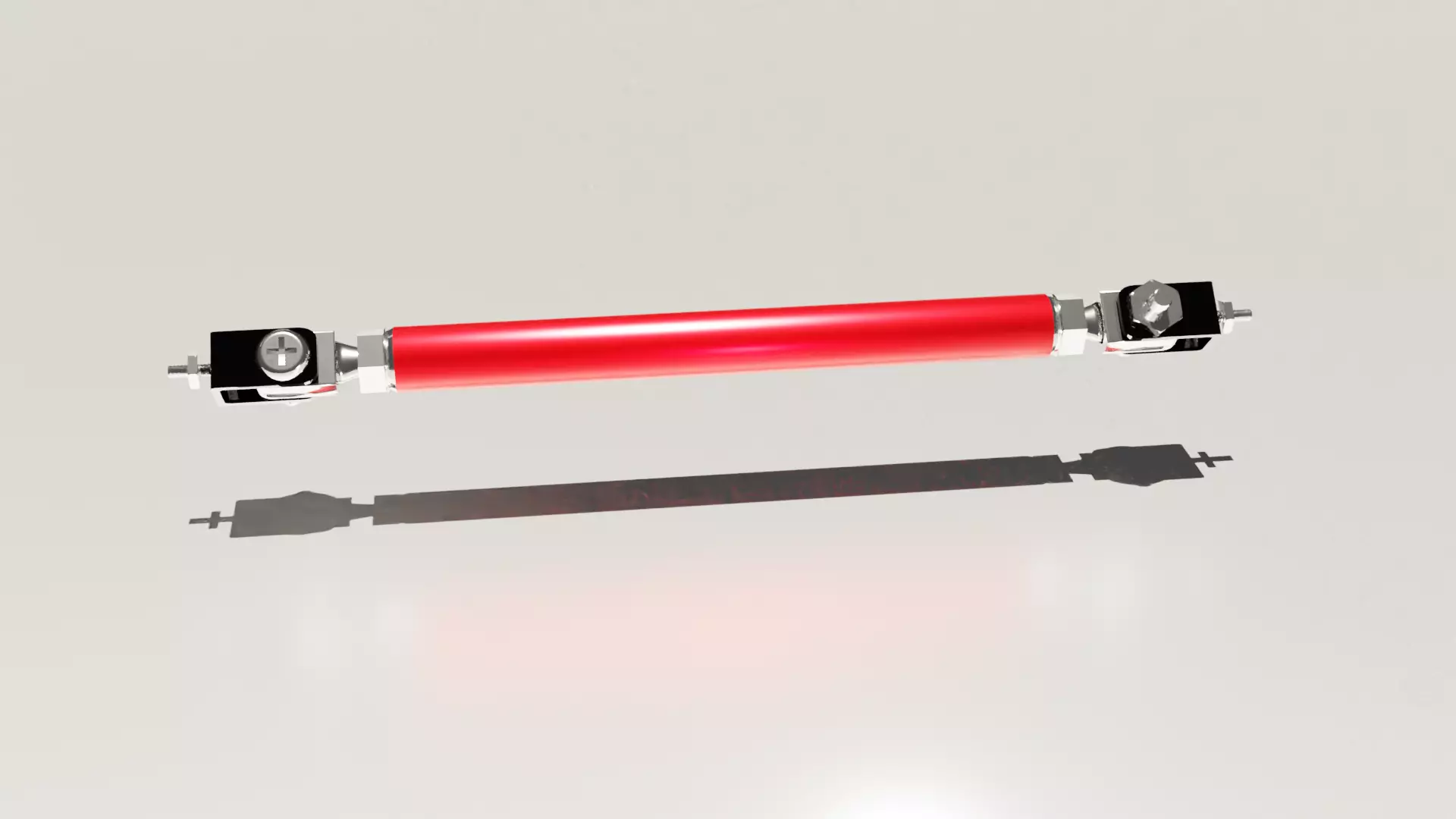 Generic car bumper strut or lip splitter rod Free 3D model_0