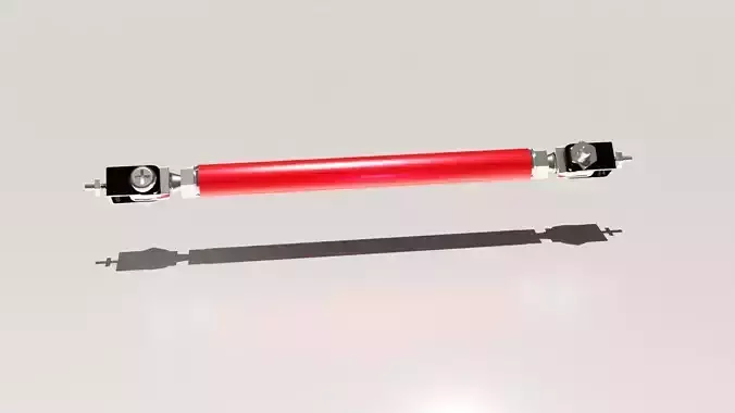 Generic car bumper strut or lip splitter rod Free 3D model Generic car bumper strut or lip splitter rod Free 3D model