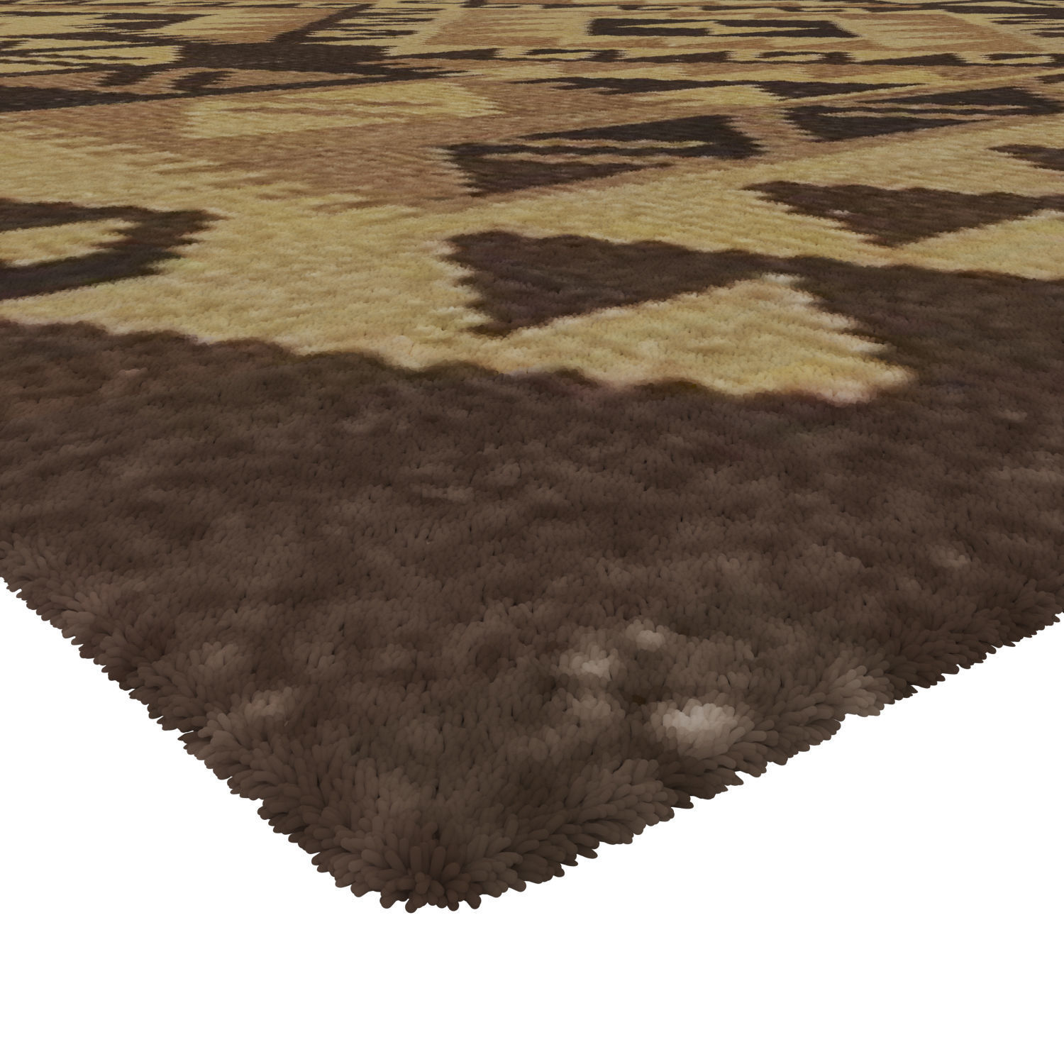 Rug Set 1980 3D model_1