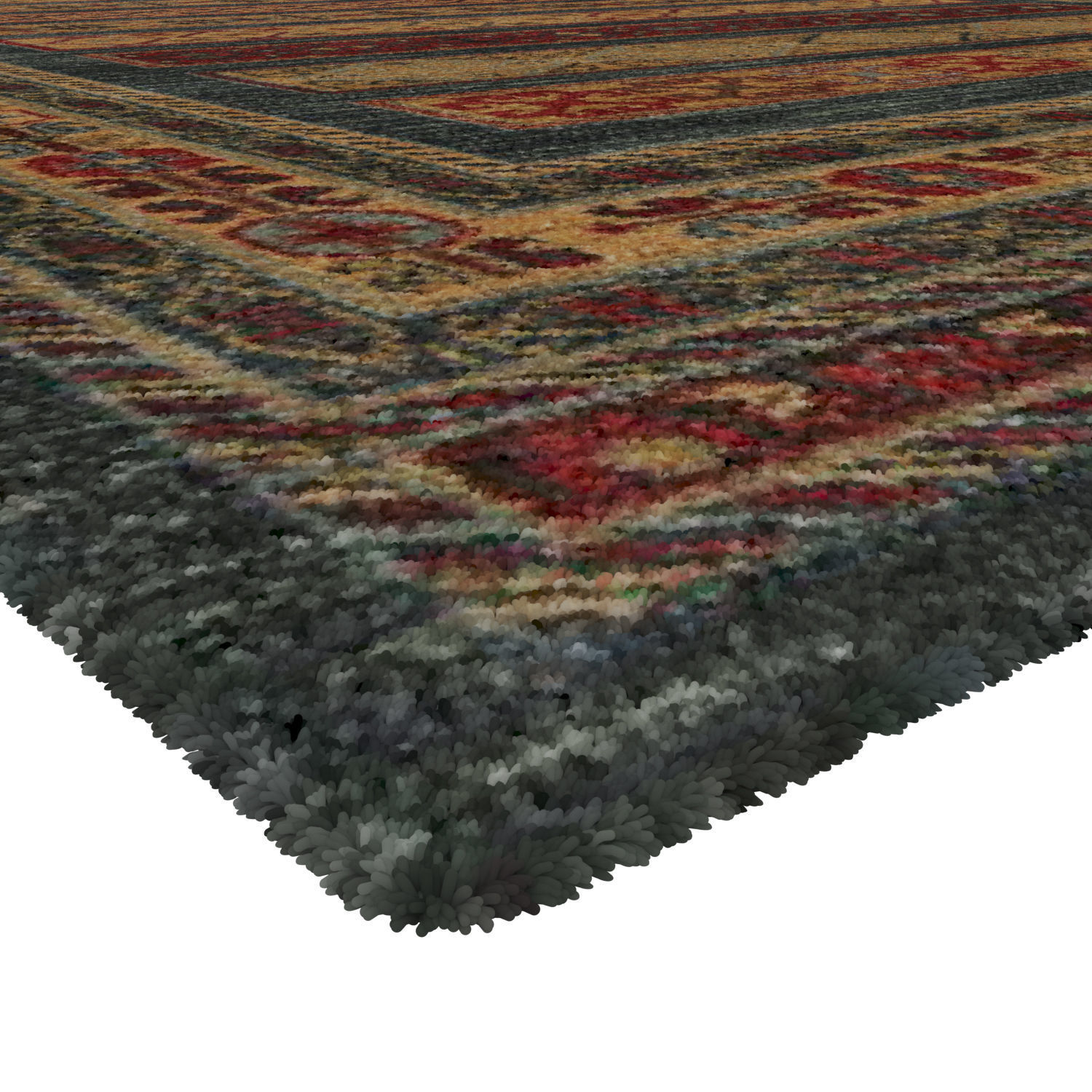 Rug Set 1981 3D model_1