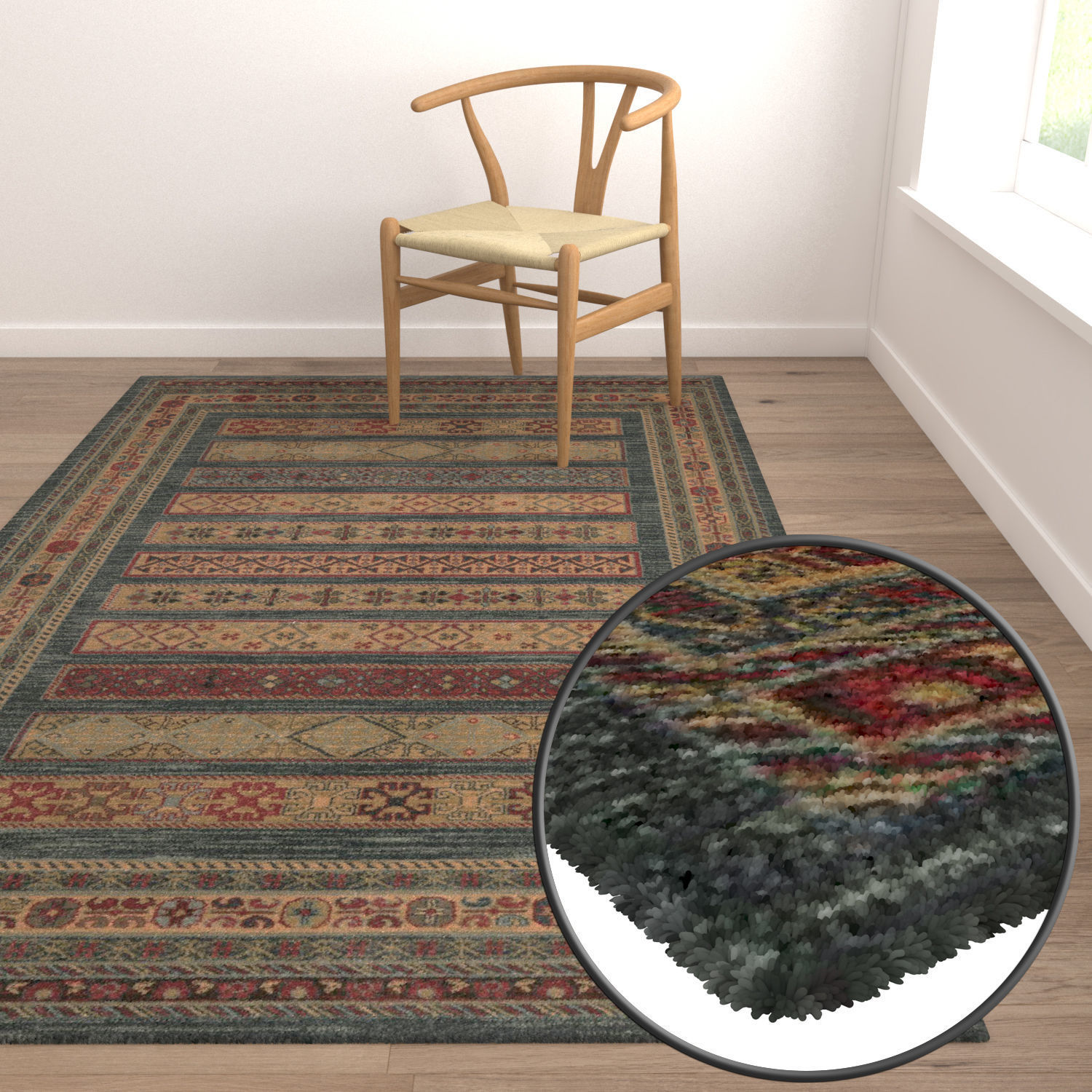 Rug Set 1981 3D model_5