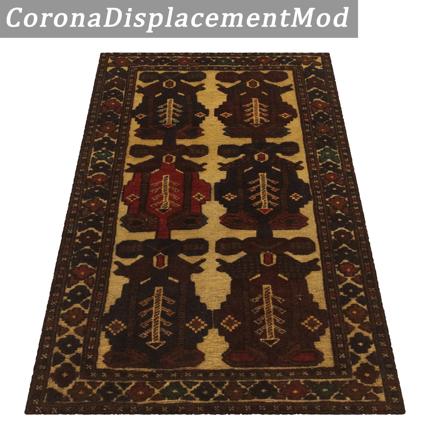 Rug Set 1981 3D model_4