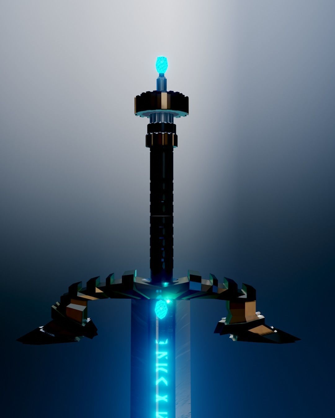 Sword lego hd wallpaper 3D model_1
