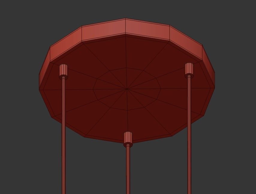 Glass pendant 3D model_2