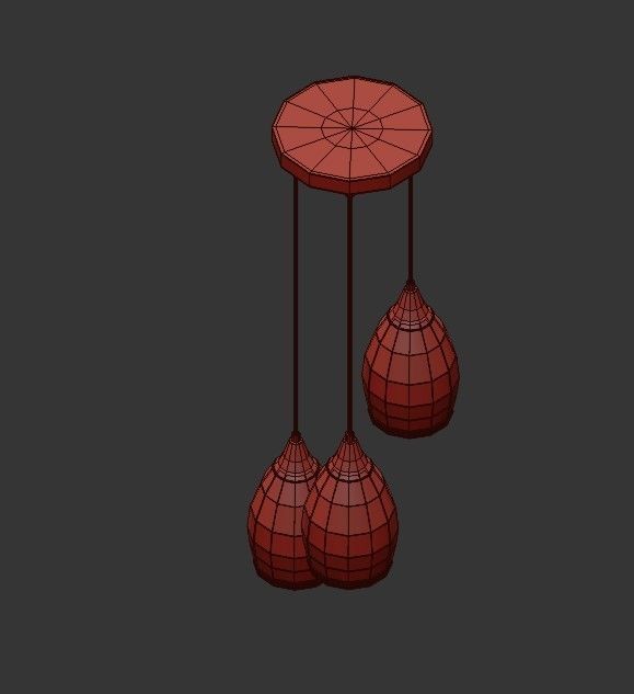 Glass pendant 3D model_5
