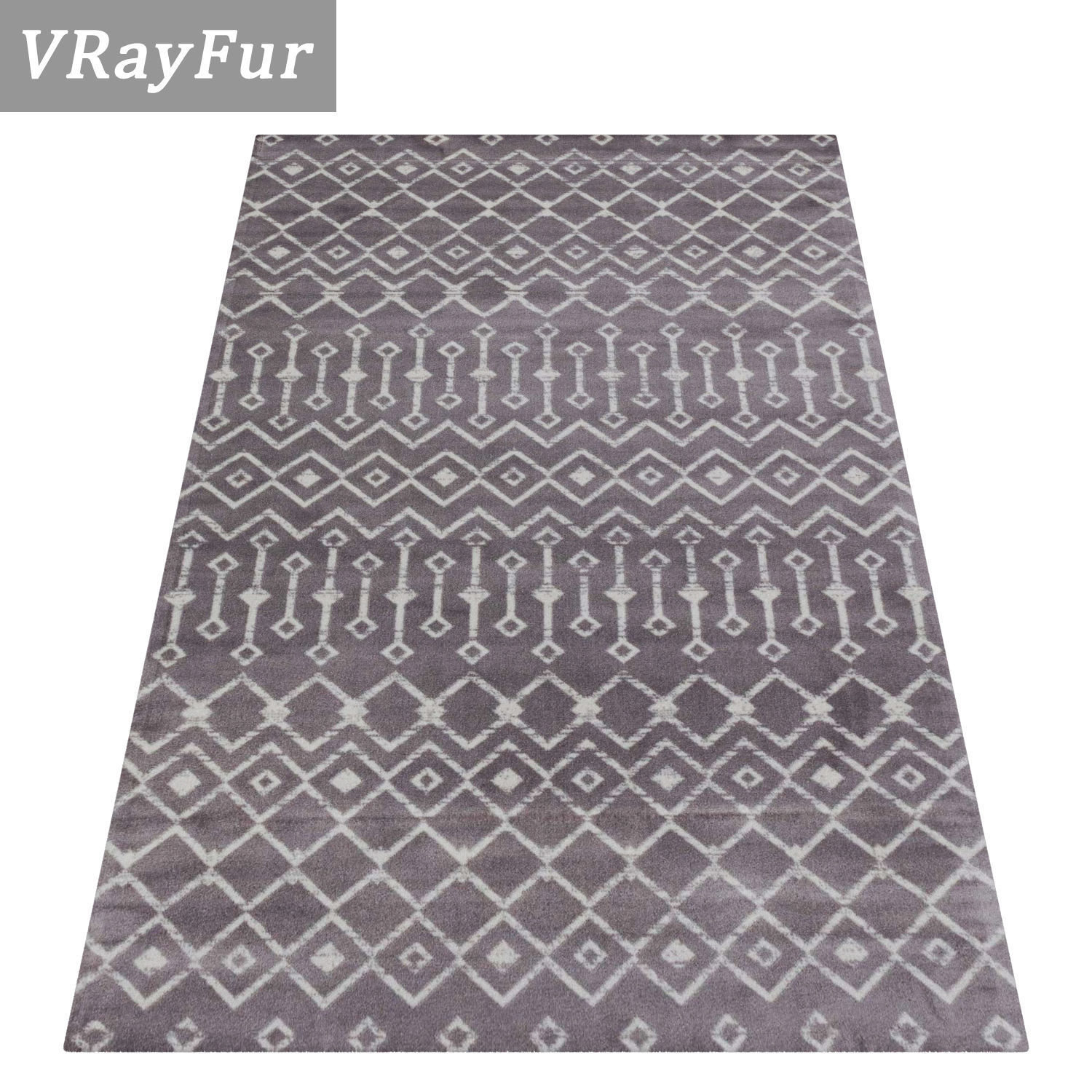 Rug Set 1984 3D model_2