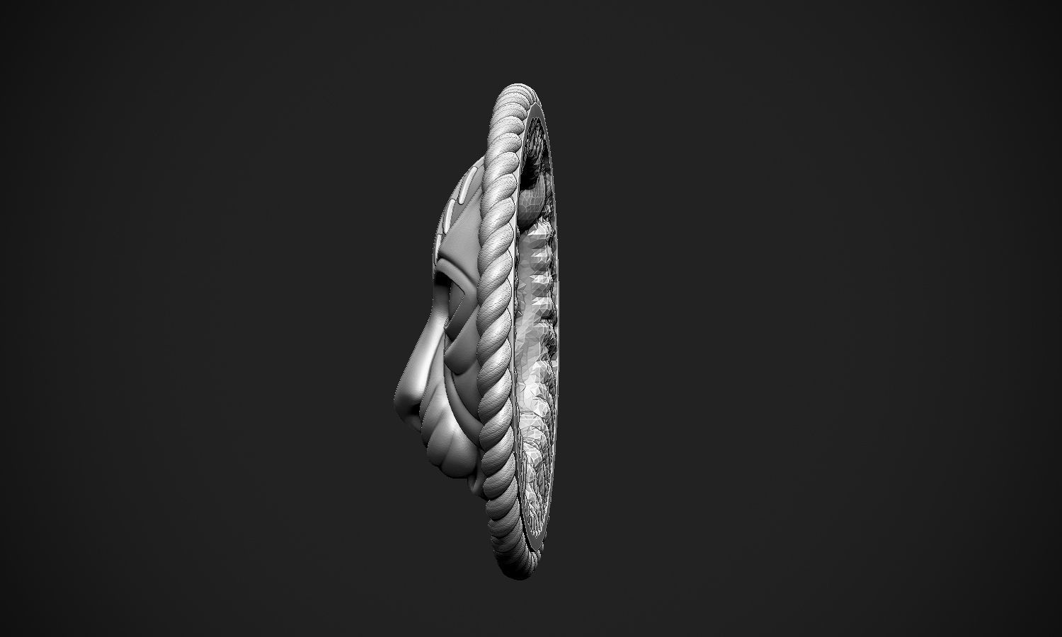 Lion Rounded Free 3D print model_21