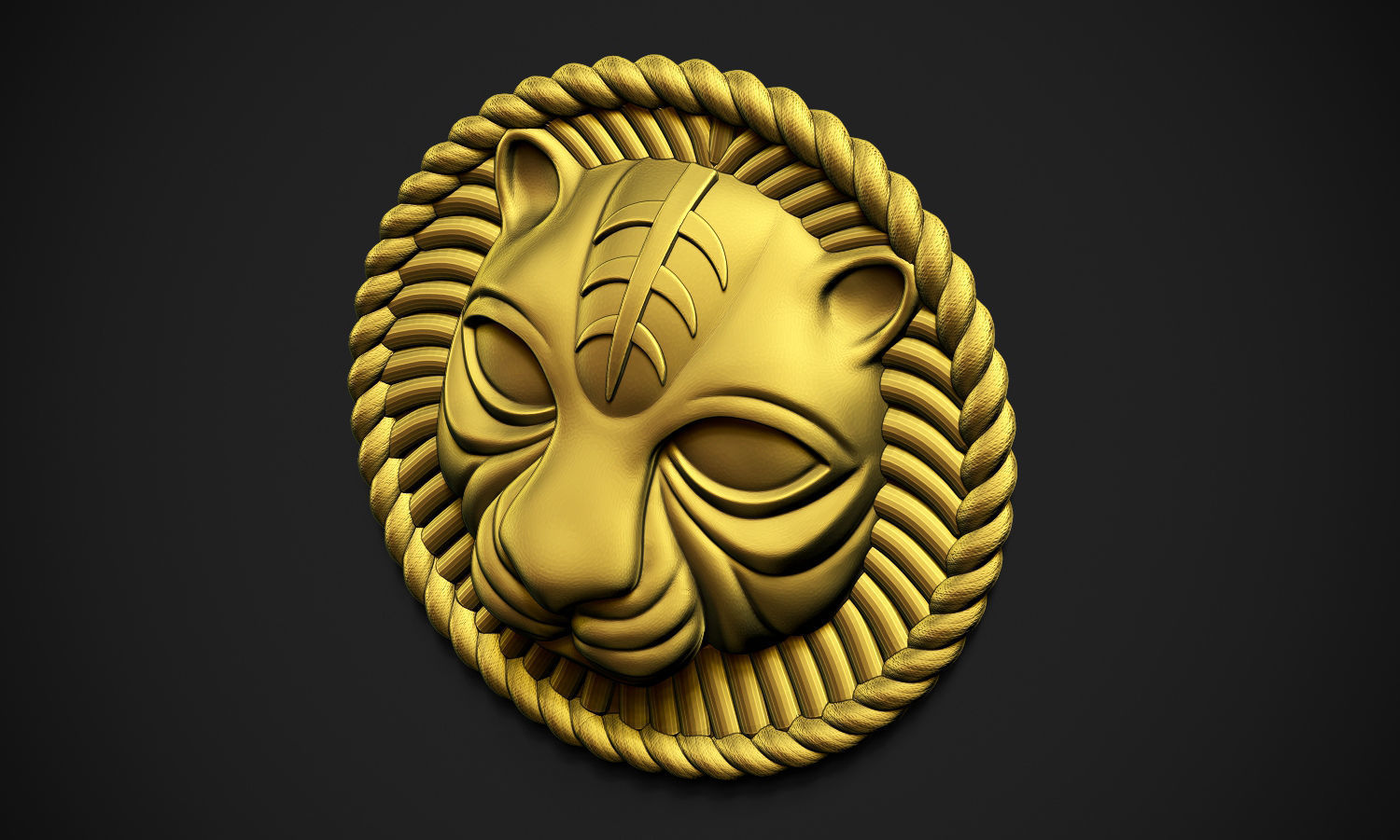 Lion Rounded Free 3D print model_7
