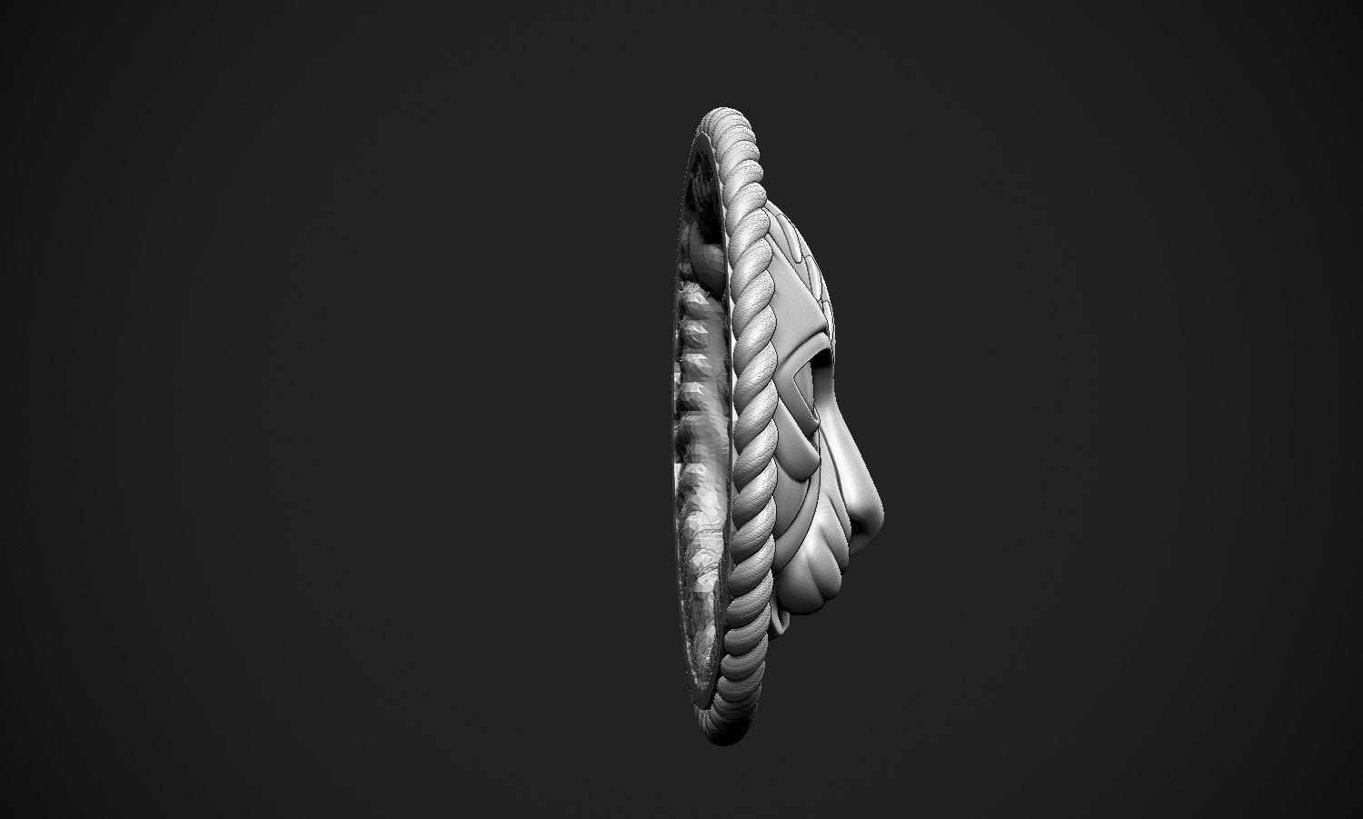 Lion Rounded Free 3D print model_14