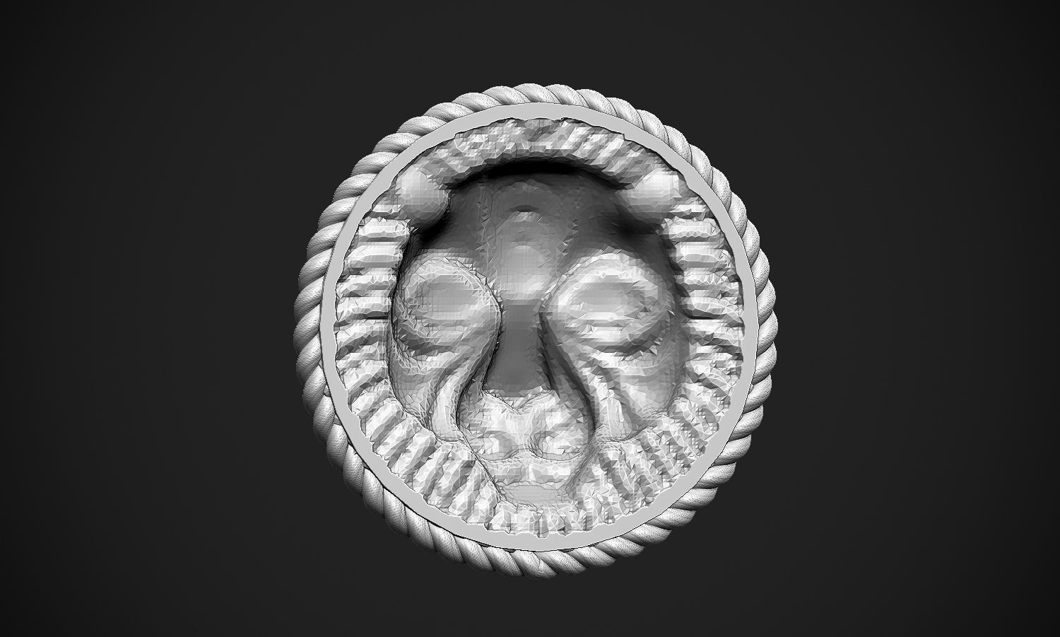 Lion Rounded Free 3D print model_18