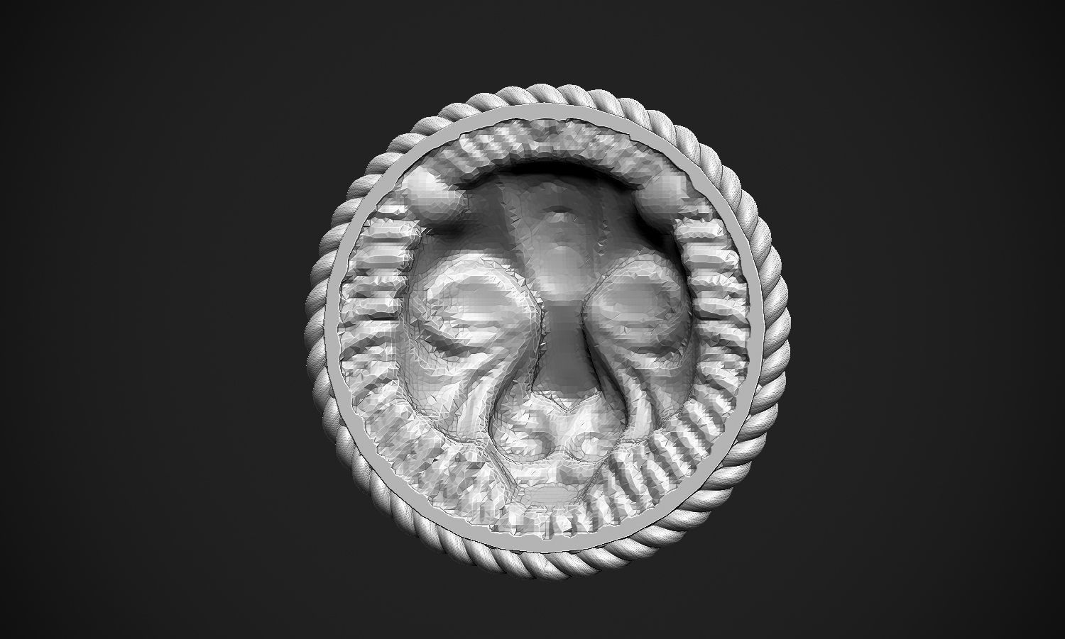 Lion Rounded Free 3D print model_17