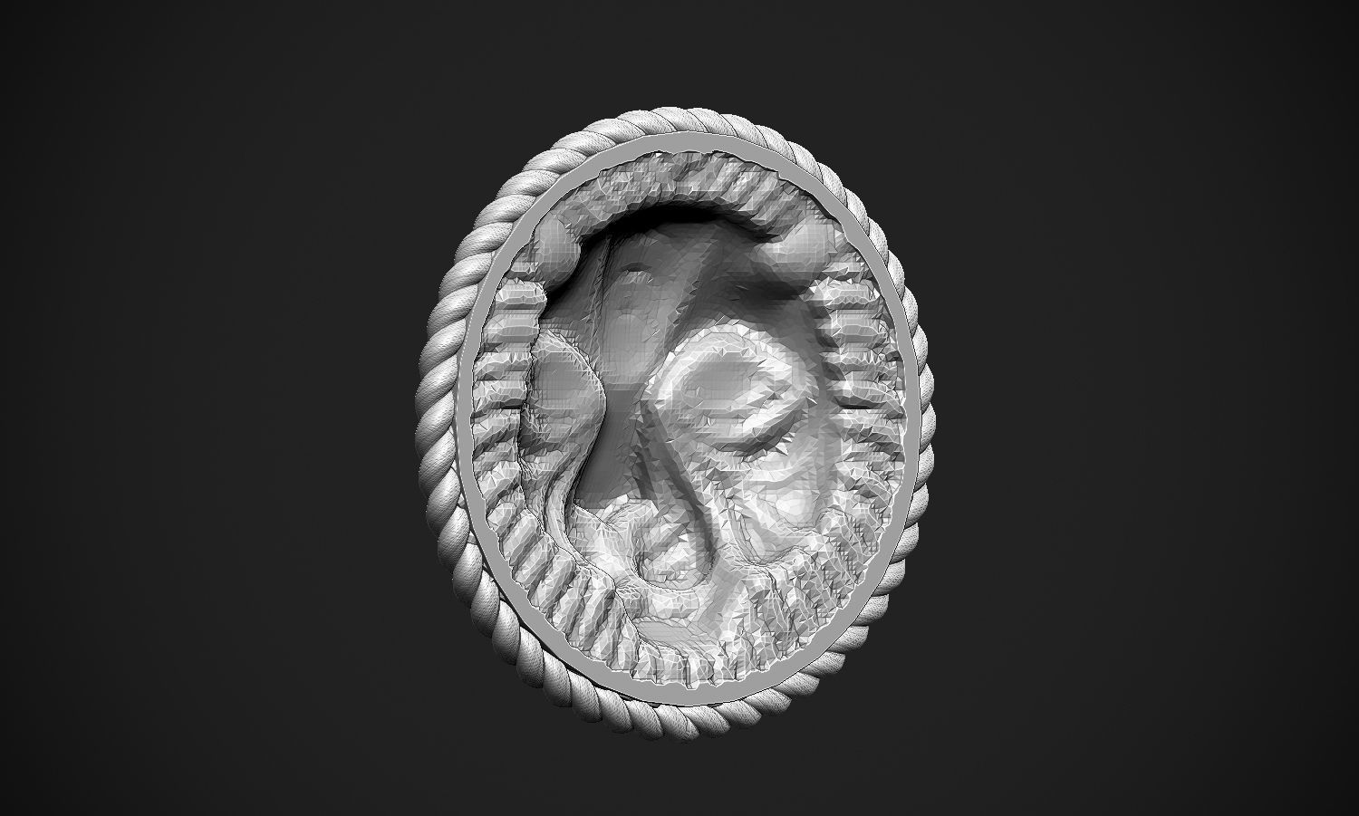 Lion Rounded Free 3D print model_19