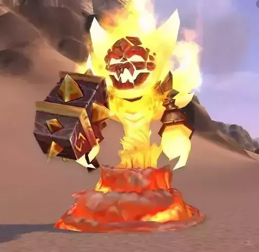 bebe ragnaros wow  3d print Figurine