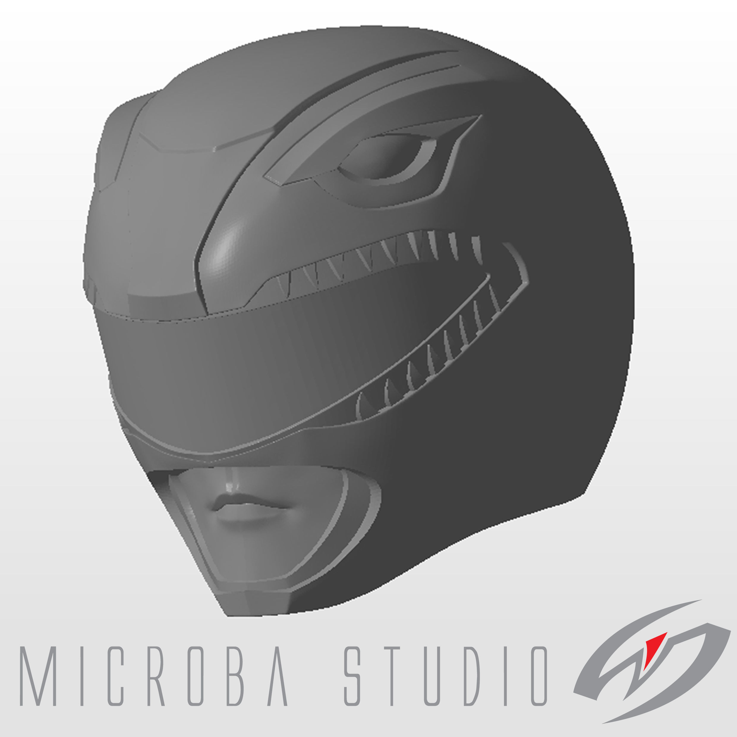 Mighty Morphin Power Rangers - zyurangers - Red Ranger helmet 3D print model_8