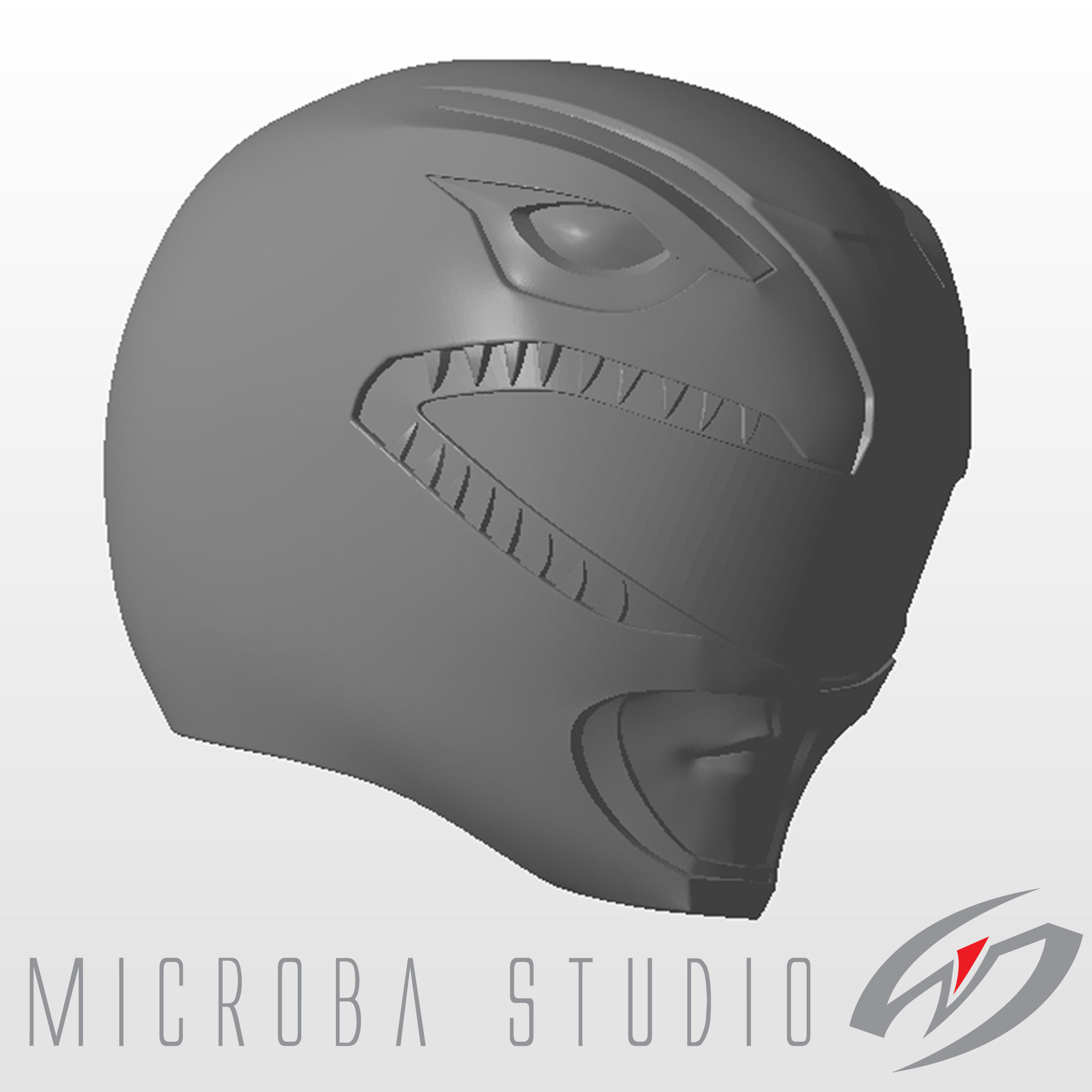 Mighty Morphin Power Rangers - zyurangers - Red Ranger helmet 3D print model_7