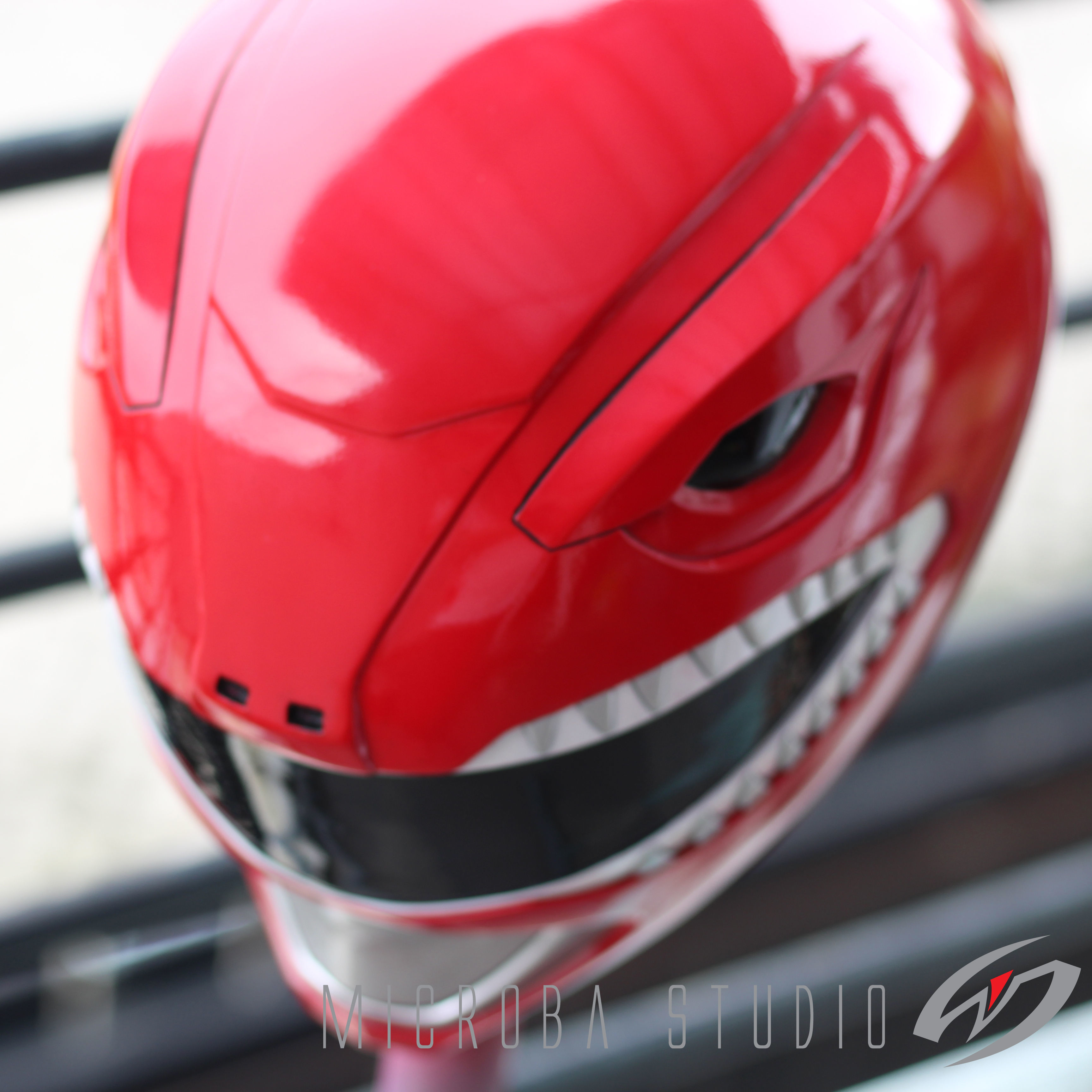 Mighty Morphin Power Rangers - zyurangers - Red Ranger helmet 3D print model_3