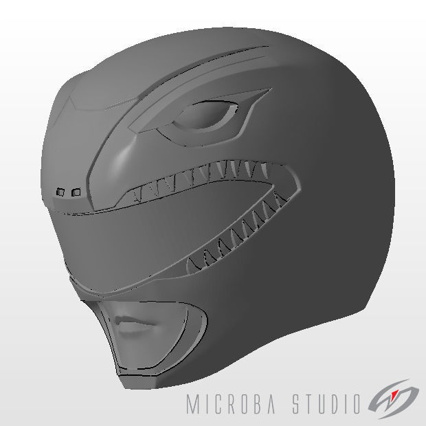Mighty Morphin Power Rangers - zyurangers - Red Ranger helmet 3D print model_13