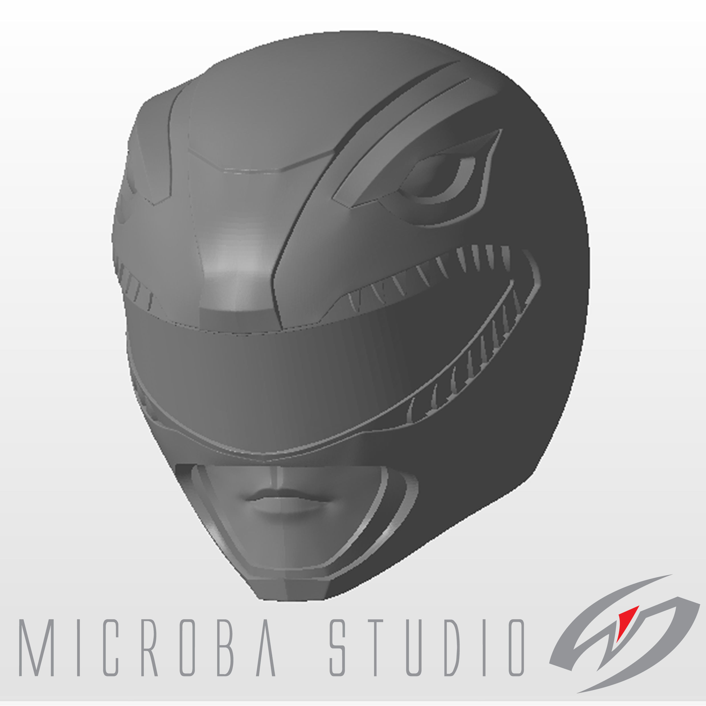 Mighty Morphin Power Rangers - zyurangers - Red Ranger helmet 3D print model_6