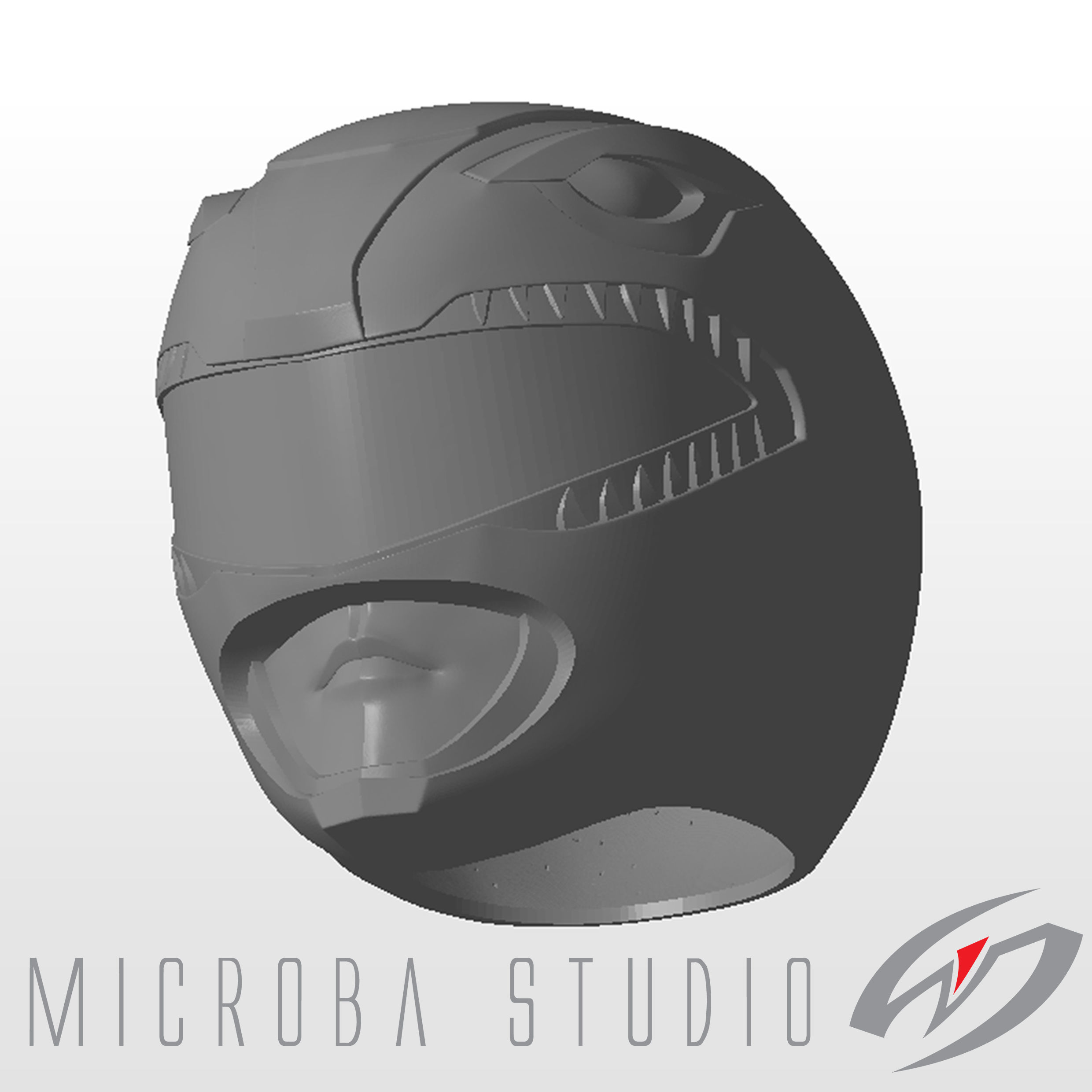 Mighty Morphin Power Rangers - zyurangers - Red Ranger helmet 3D print model_5