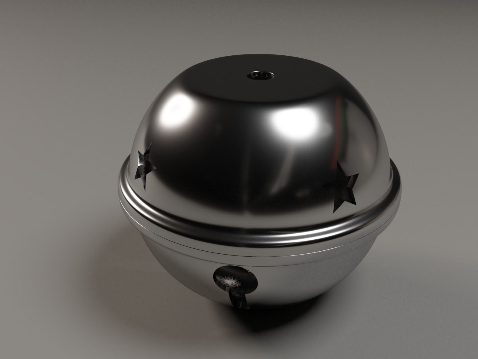 Christmas Bell  3D print model_8