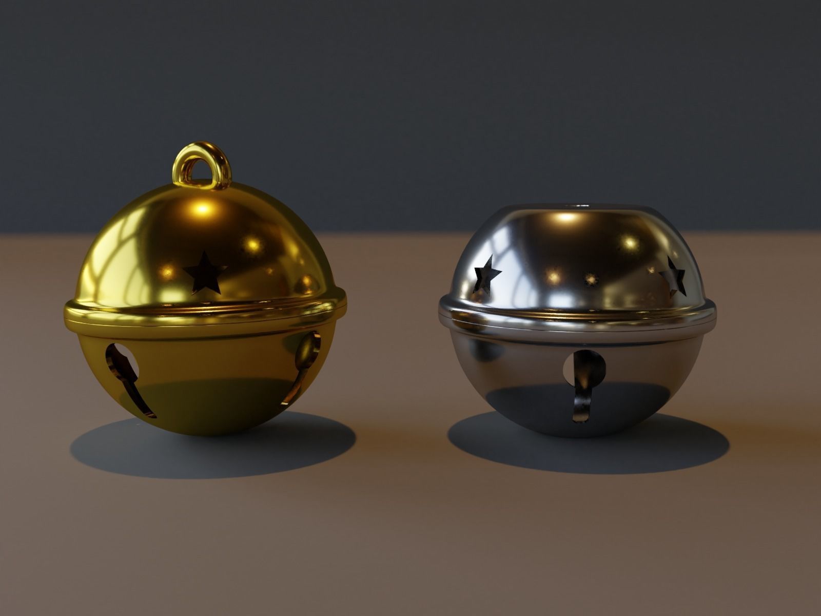 Christmas Bell  3D print model_17