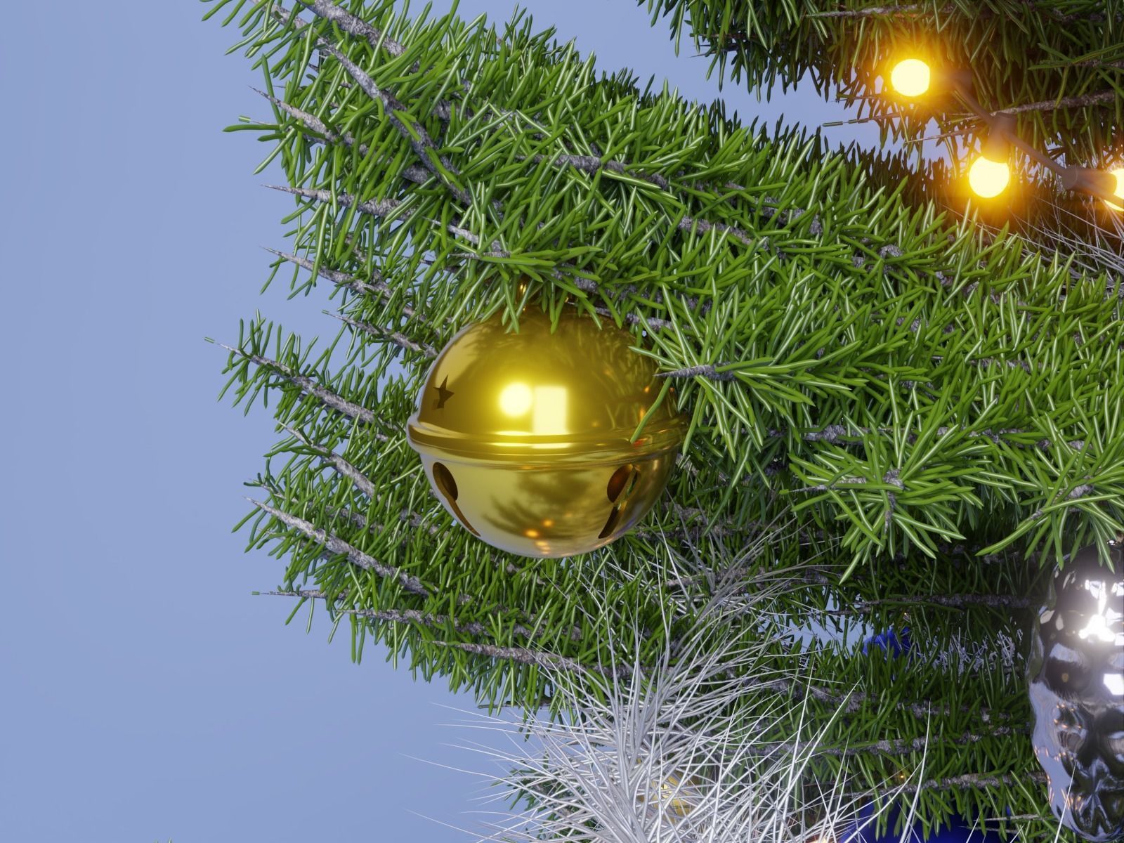 Christmas Bell  3D print model_1