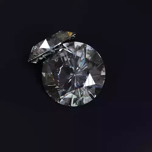 Gemstones - Brilliant Cut Low-poly 3D model