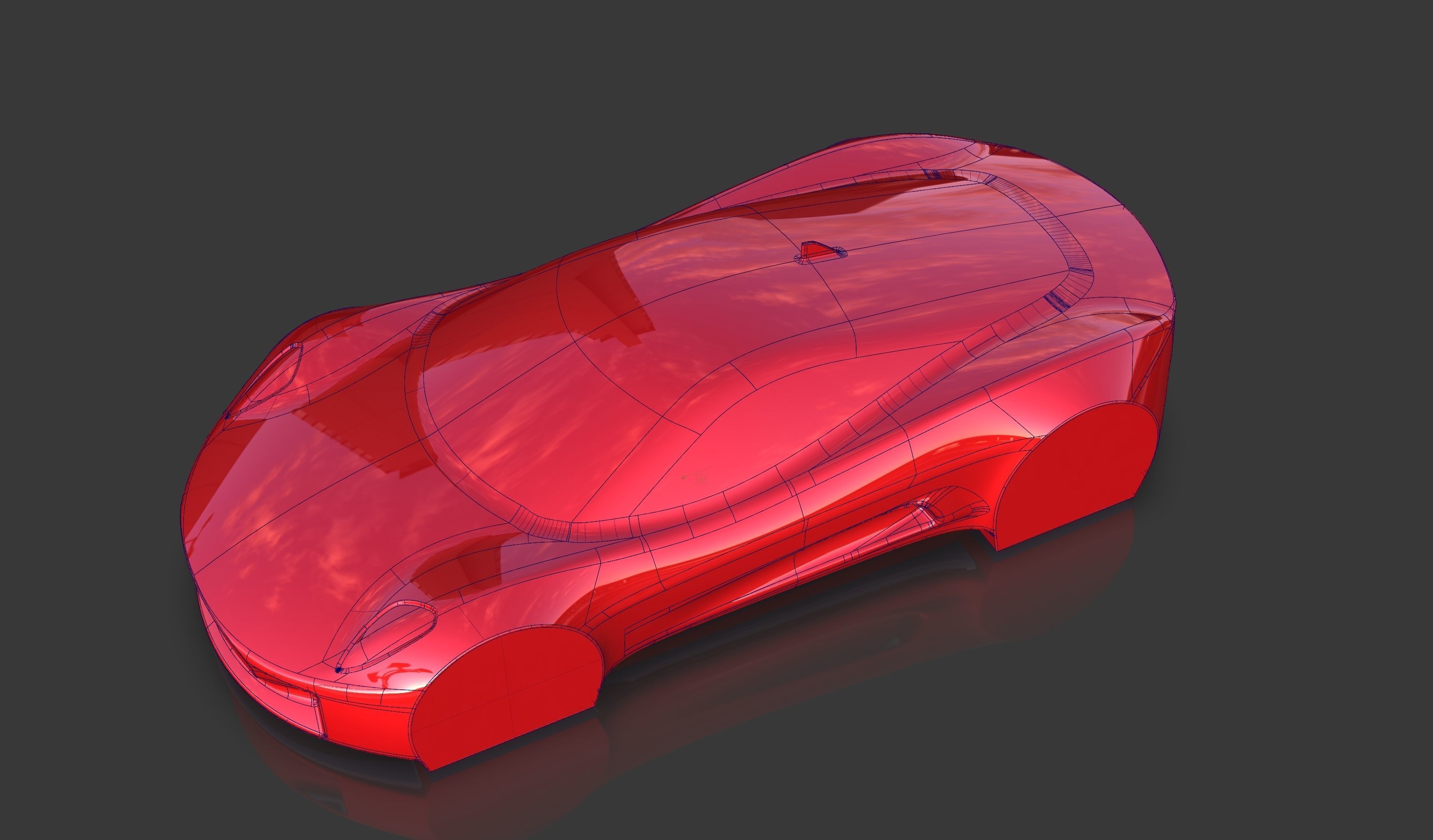 Jaguar CX-75 James Bond 007 Car Concept Speedform 3D model_1