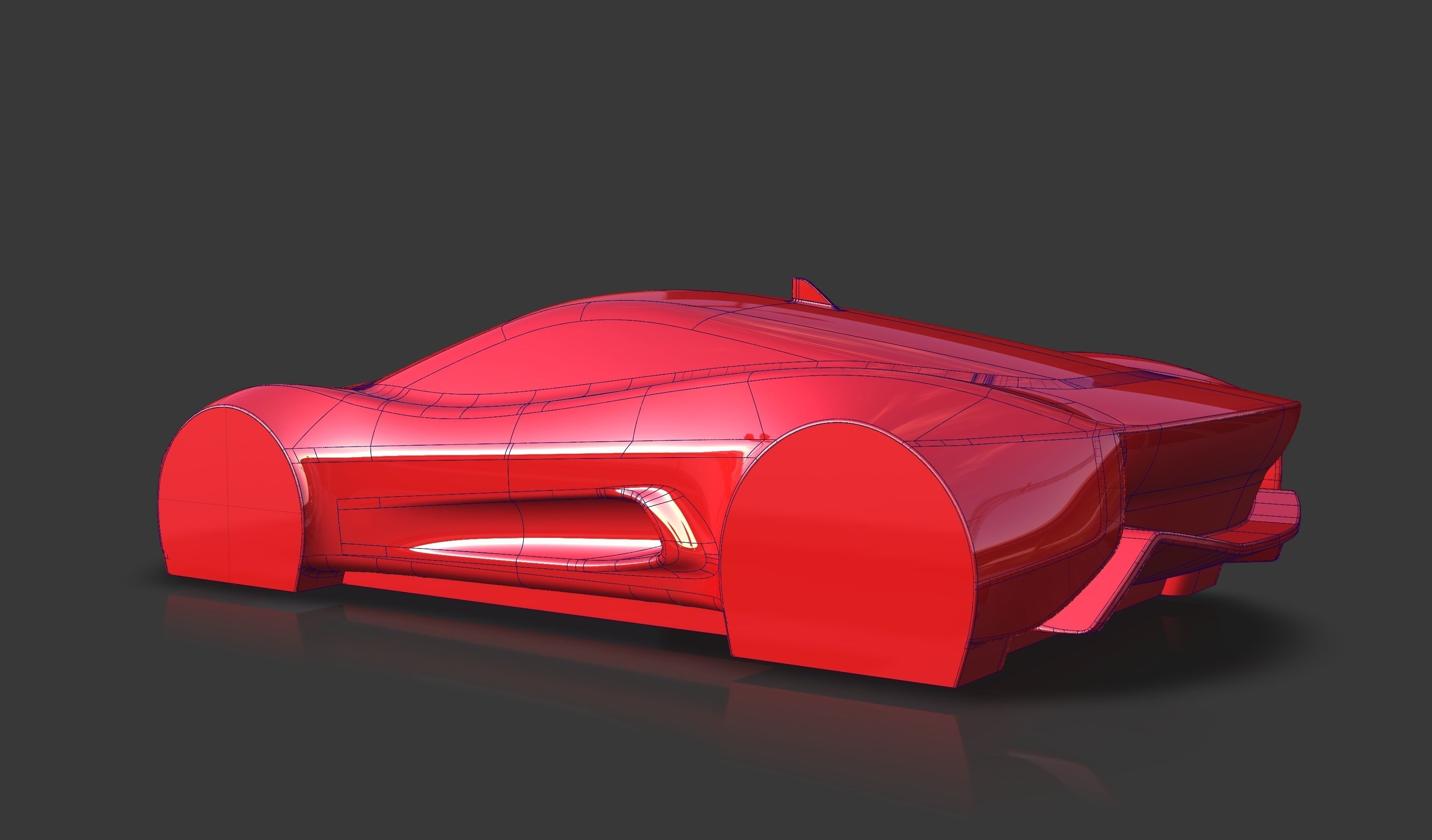 Jaguar CX-75 James Bond 007 Car Concept Speedform 3D model_2