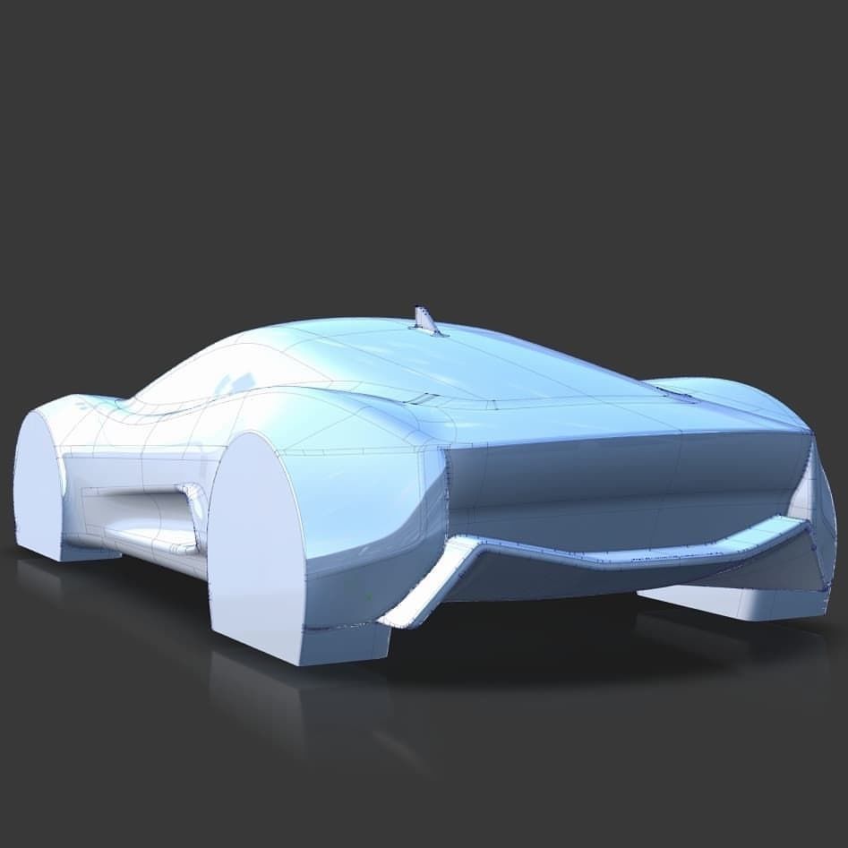 Jaguar CX-75 James Bond 007 Car Concept Speedform 3D model_7