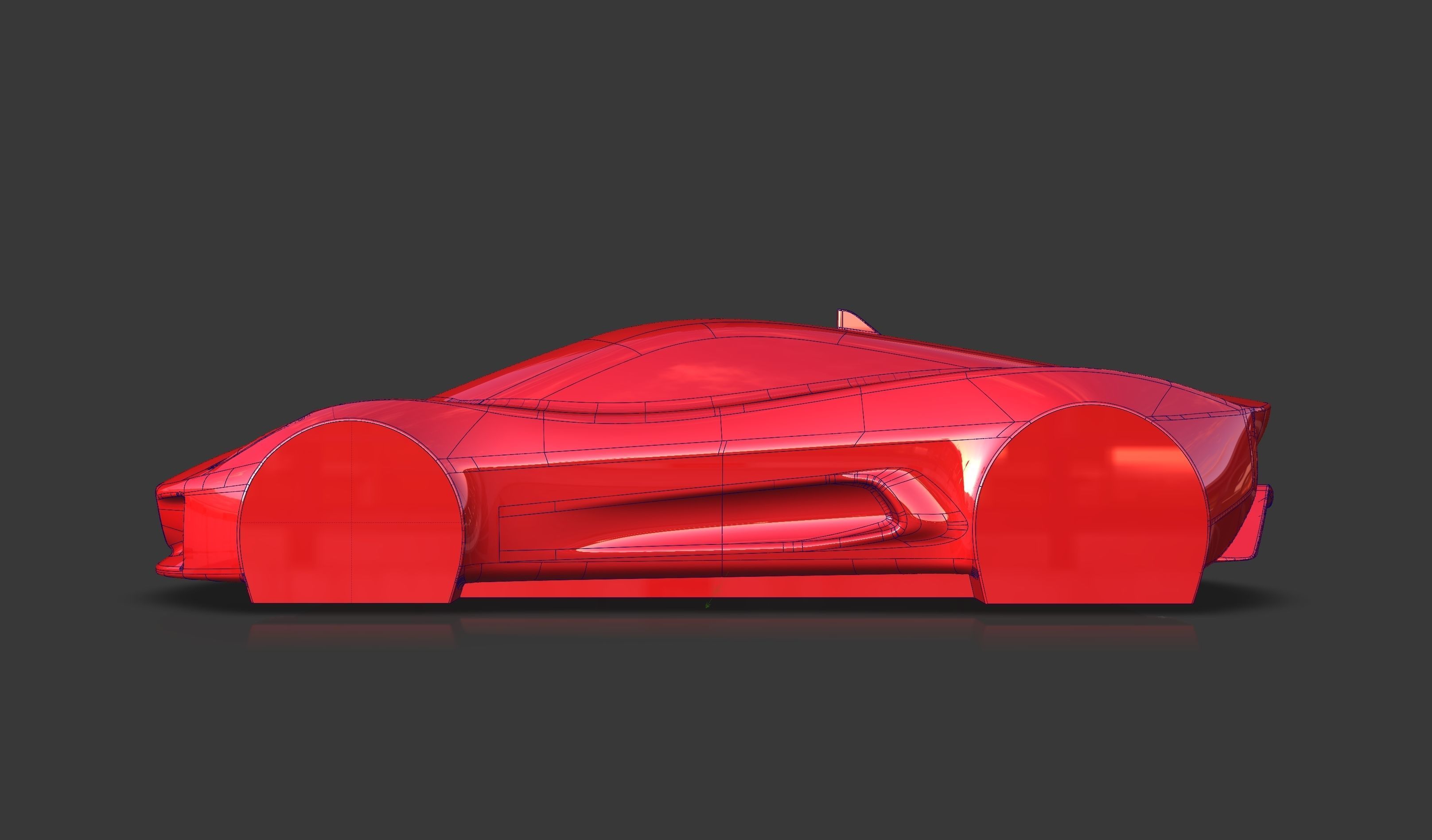 Jaguar CX-75 James Bond 007 Car Concept Speedform 3D model_3