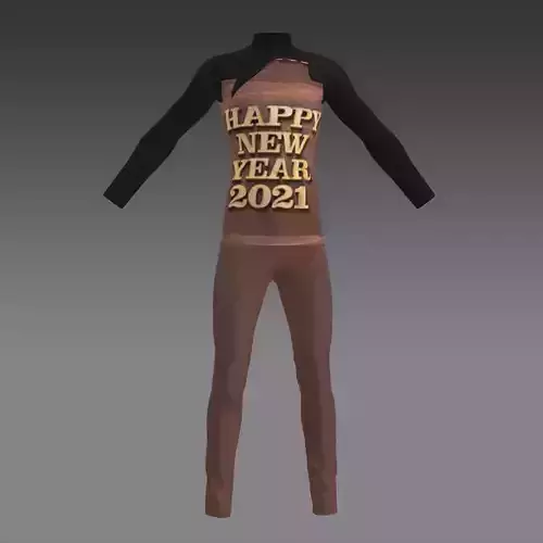 meery christmas tree Happy New year Shirt Trouser