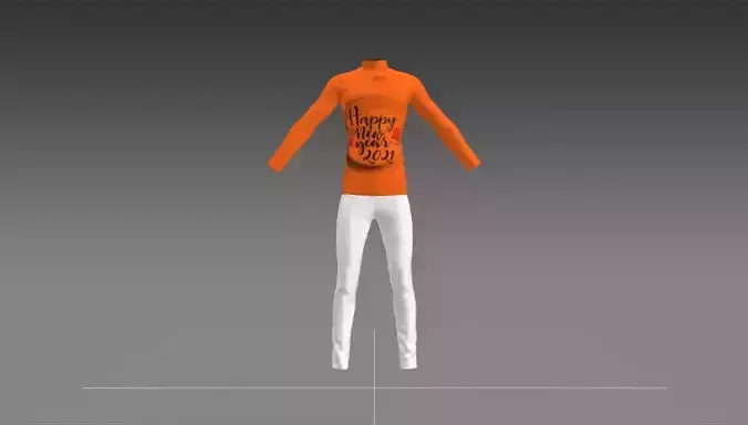 meery christmas tree Happy New year Shirt Trouser