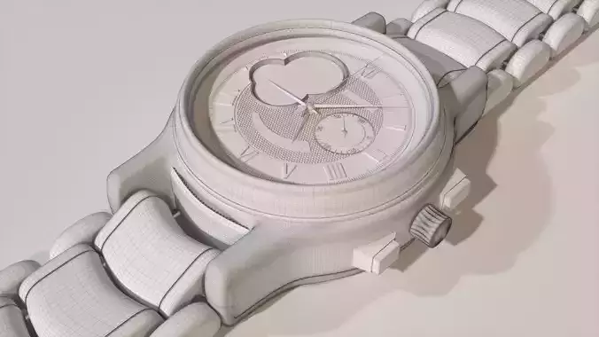 Man Wrist Watch 3D model