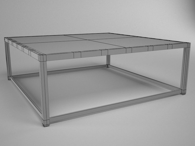 Tea Table Free 3D model_3