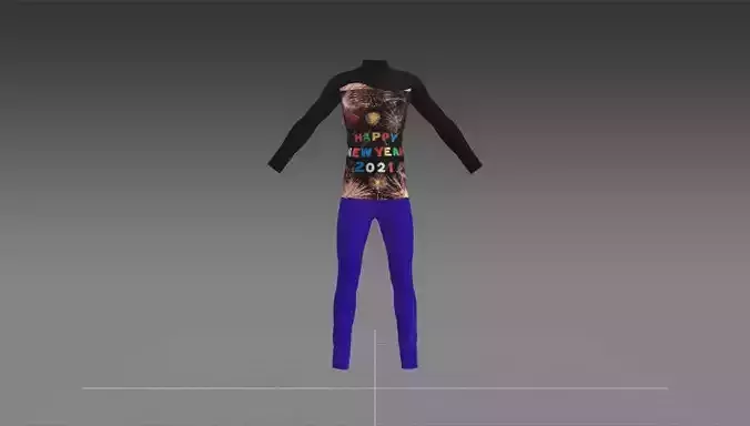 meery christmas tree Happy New year Shirt Trouser