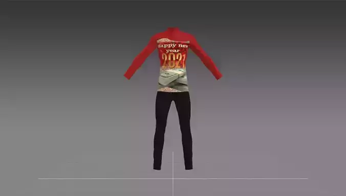 meery christmas tree Happy New year Shirt Trouser