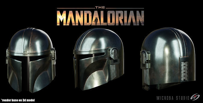 Mandalorian Helmet 3D print model