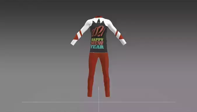 meery christmas tree Happy New year Shirt Trouser